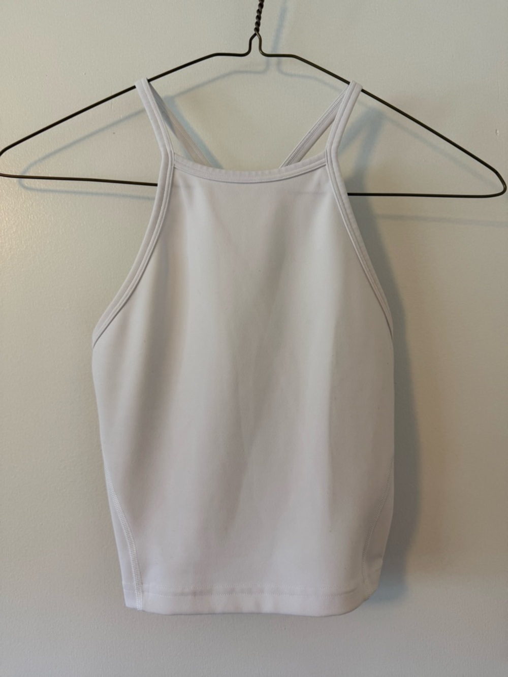 Lululemon Athletica Wunder Train High Neck Cross Back Tank - white